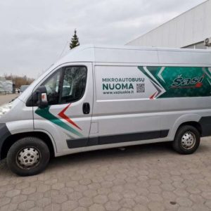 Peugeot Boxer krovininio mikroautobuso nuoma Panevėžyje